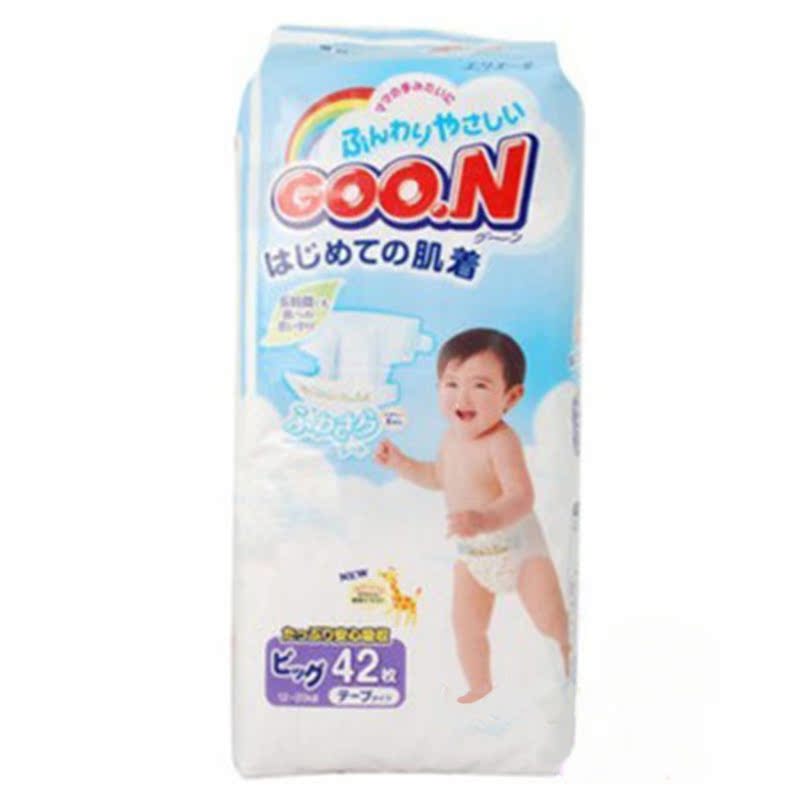 日本．本土 COON VE版大王纸尿裤 XL42枚 （12-20kg 宝宝 尿不湿