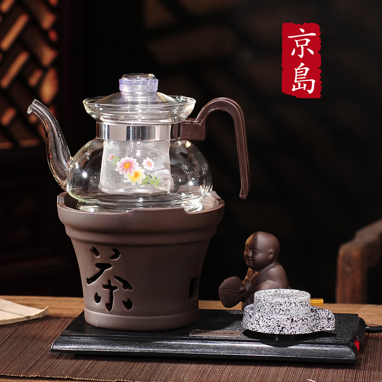 陶然炉玻璃煮茶器电热烧水茶壶陶瓷紫砂茶具茶壶电子功夫茶炉包邮