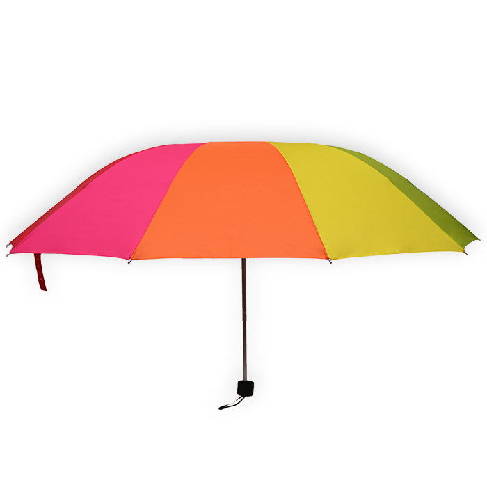 超大晴雨伞三折伞创意短柄男女情侣双人雨伞彩虹伞加固防风折叠伞