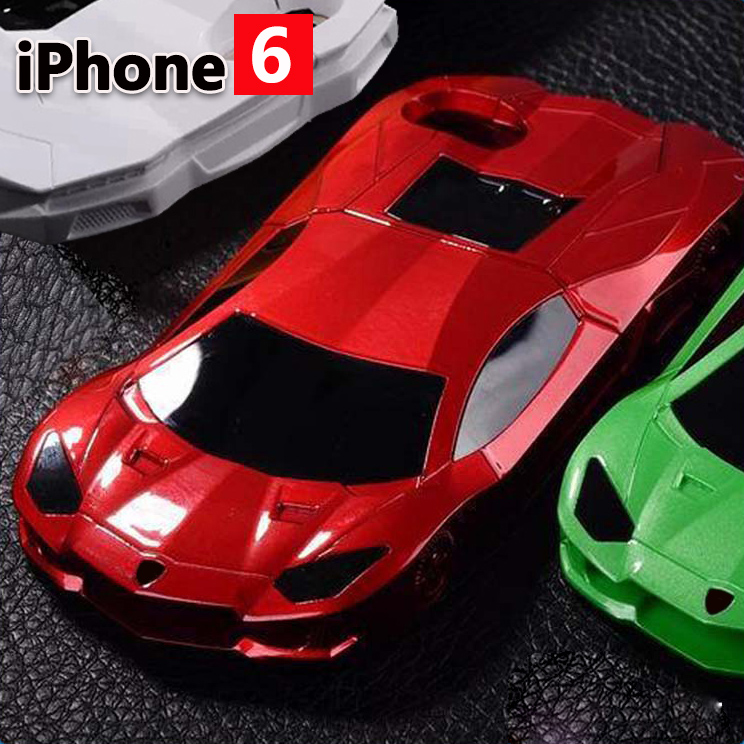 新款6代兰博基尼跑车手机壳创意个性4.7代苹果汽车模型手机套包邮