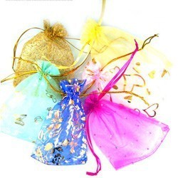 彩色花纹礼品袋子 饰品袋饰品包装袋 首饰包装袋D001-1