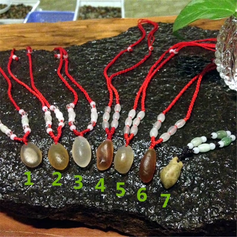阿拉善戈壁玛瑙原石精品筋脉玛瑙手串筋脉石项链坠子个性项链