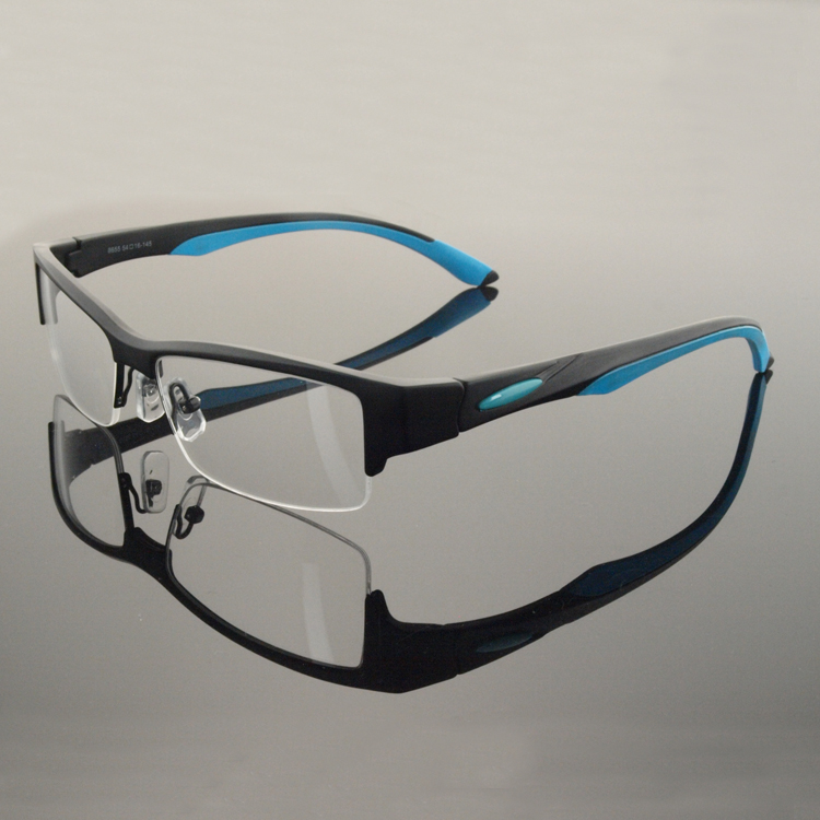 TR90半框眼镜框 近视运动款眼镜架 男款 超轻时尚潮款
