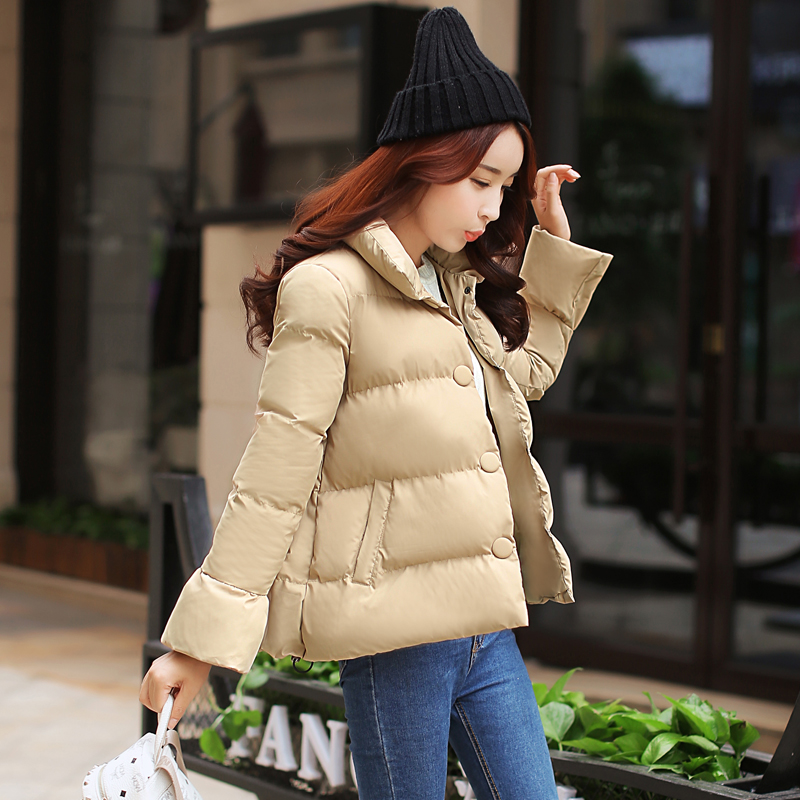 2015冬装新款棉服女短款韩版加厚羽绒棉服女大码棉衣外套