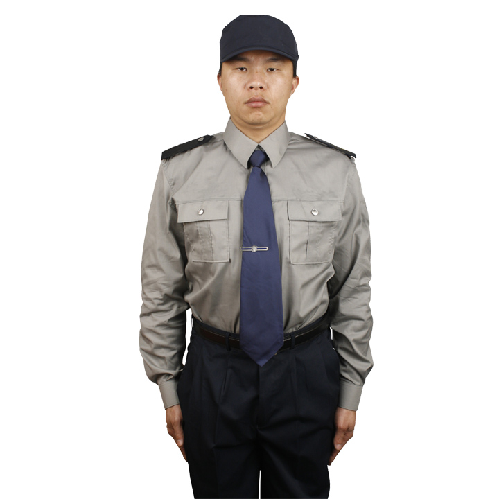 保安长袖衬衫 新式保安制服 物业安保制服衬衣