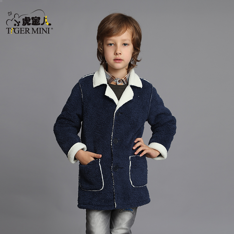 小虎宝儿童装男童外套秋装2015新款韩版中长款儿童中大童夹克潮