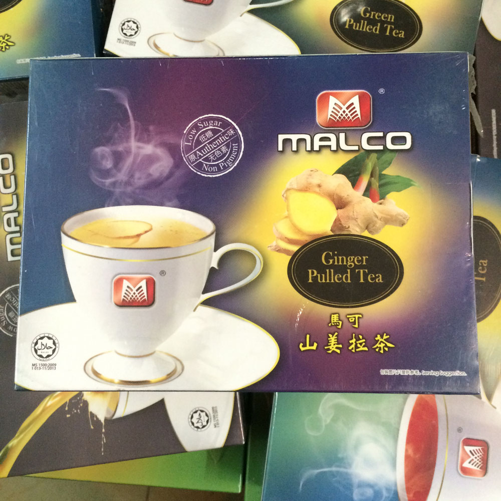 马来西亚原装进口怡保马可山姜拉茶MALCO姜奶茶 马可咖啡