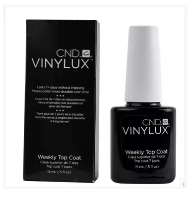 美国原装正品护理CND Vinylux微光疗甲油专用亮油 8分钟干透面胶