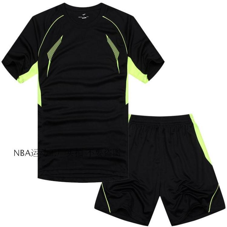 夏季短袖成年儿童足球服套装足球训练队服团购印字号吸汗透气包邮