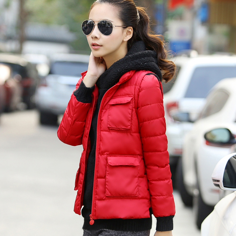 特价 棉衣女短款2015冬季新品韩版加厚绒衫棉马甲两件套保暖棉服