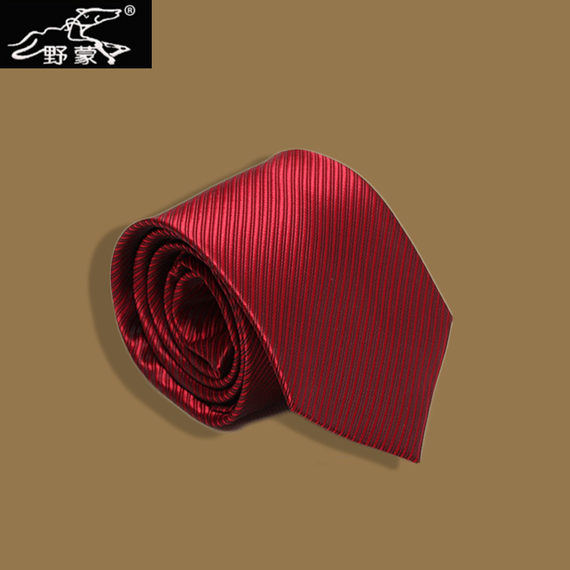 野蒙男装正装商务上班领带男士结婚礼盒领带职业装团购时尚领带
