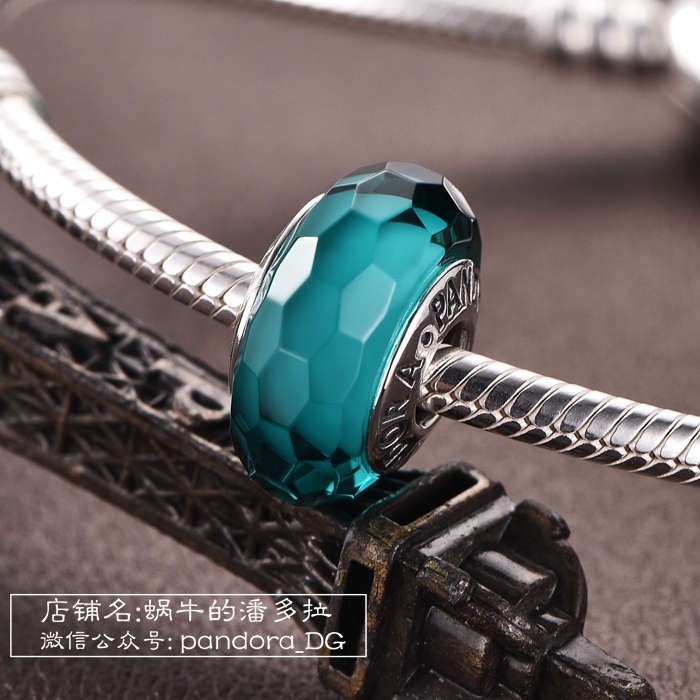 现货 蜗牛澳洲潘多拉pandora 专柜正品 切面琉璃珠子 925银11色