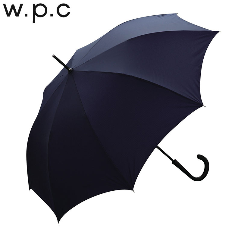 日本w.p.c长柄防紫外线抗风玻璃纤维自动伞晴雨伞多色可选