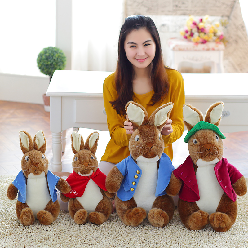 彼得兔公仔 兔子毛绒玩具 圣女的毛绒玩具兔玩偶六一儿童礼物包邮