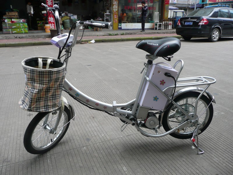 电动自行车 18寸折叠电动自行车 电瓶车 减速电机可载人 电动车