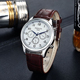 2015新款手表男款腕表韩版复古潮流男士商务表真皮带精钢防水手表