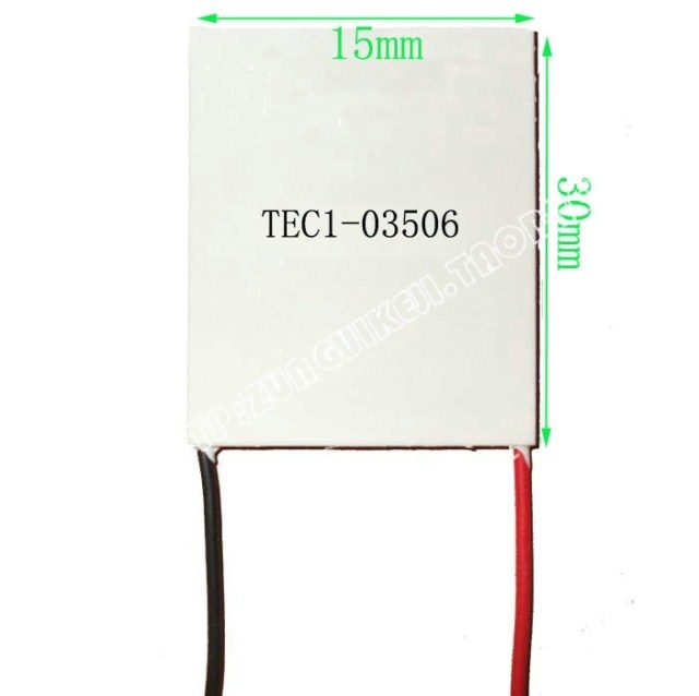 15*30mm长方形制冷片TEC1-03506 4.13V6A 半导体制冷 半导体发电