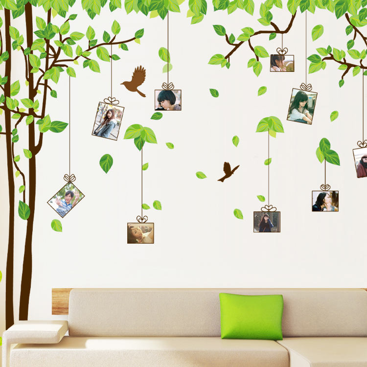 忆之林照片树墙贴  现代个性卧室客厅沙发电视背景墙面装饰贴纸