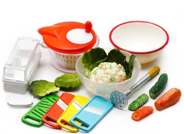 【三盒包邮】桃露丝℡Re-ment食玩母亲台所3号沙拉蔬菜甩干机削菜