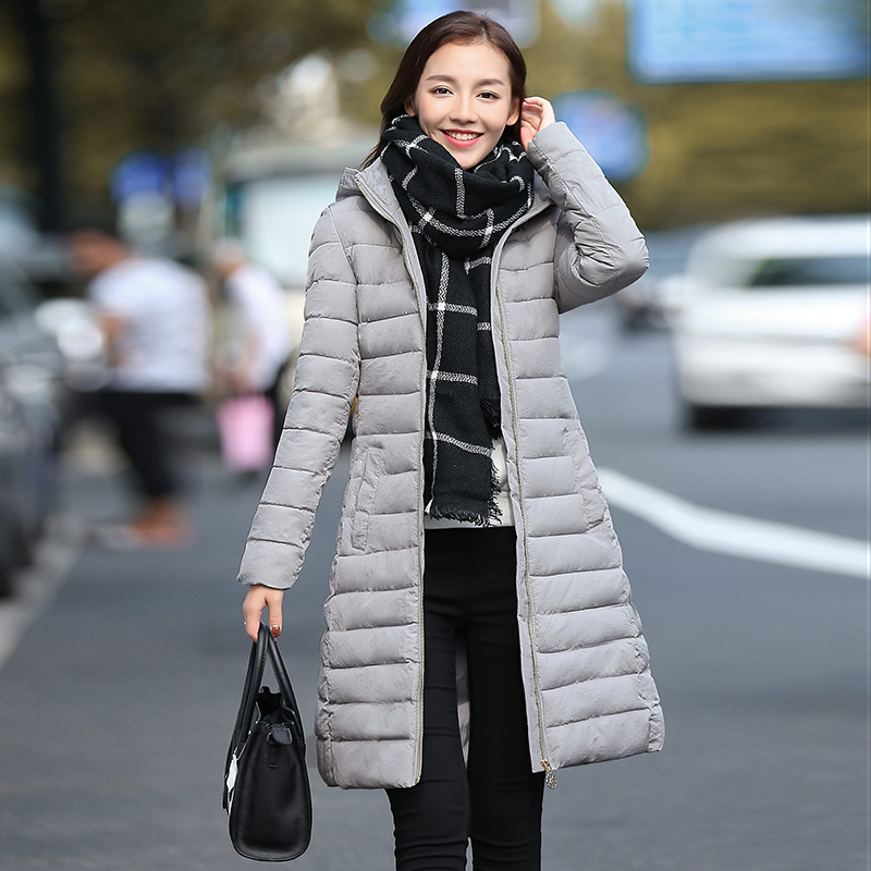 韩版女棉衣大码潮2016新款羽绒棉服中长款修身显瘦棉袄外套冬装女