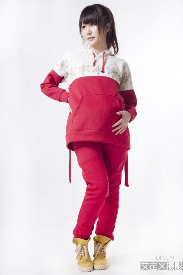 韩版纯棉月子服秋冬季孕妇装哺乳衣外出套装睡衣加绒加厚两件套潮