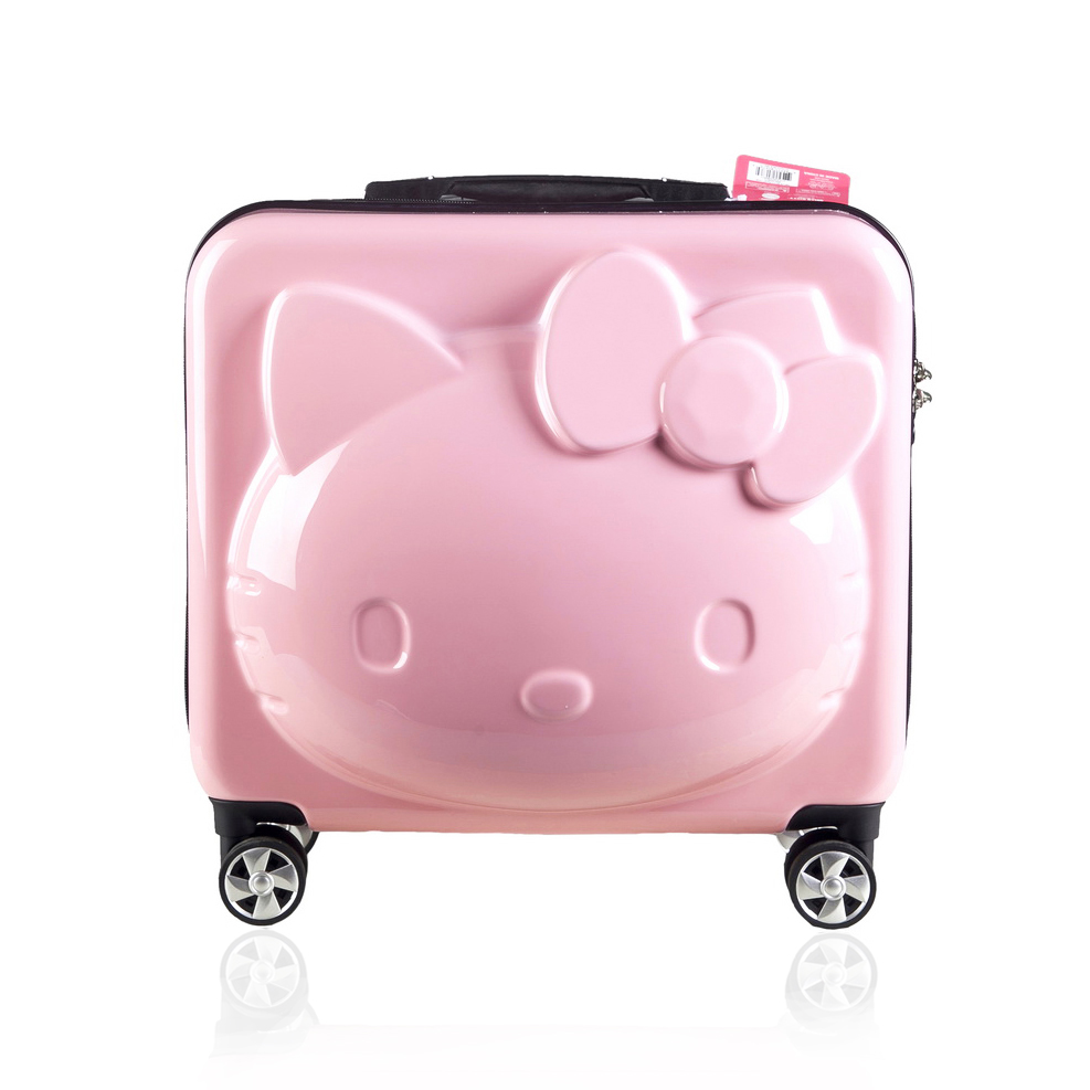 hellokitty旅行箱KT儿童拉杆箱3D立体箱卡通可爱韩国18寸行李箱女