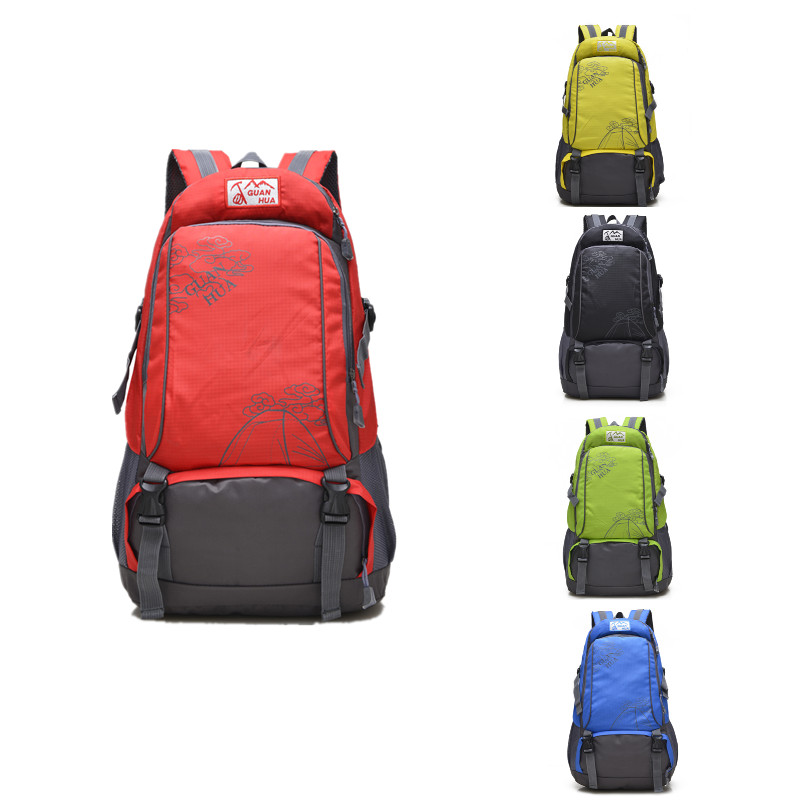 新款韩版大容量户外登山包双肩旅行包男女背包电脑包学生双肩背包