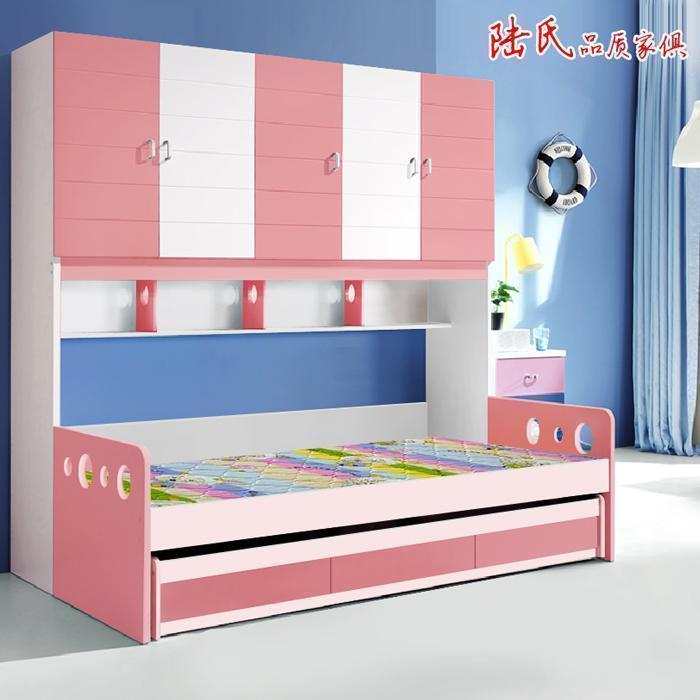 儿童双层床衣柜床青少年床多功能组合床子母床儿童高低床双层床