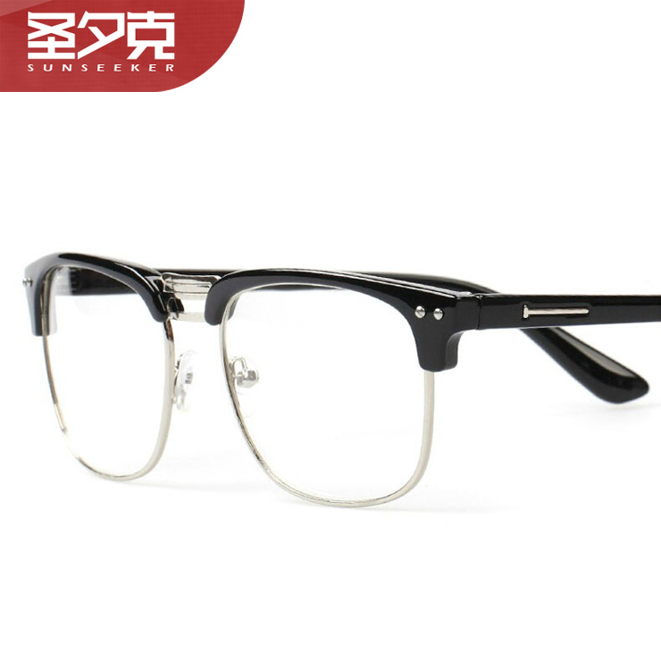 2015新款品男半金属眼镜框女时尚镜近视眼镜架潮流防辐射眼镜