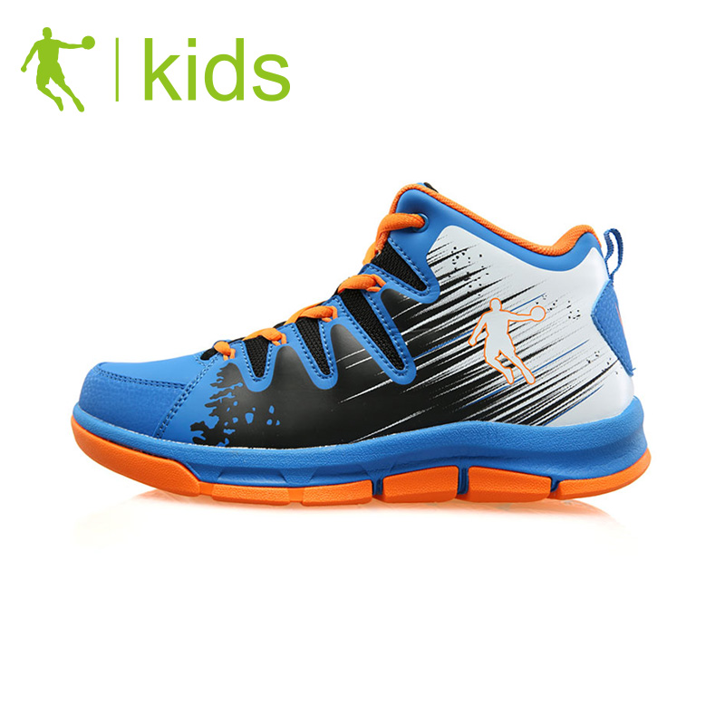 乔丹大童男鞋男童正品2015新款防滑耐磨青少年篮球鞋儿童运动鞋