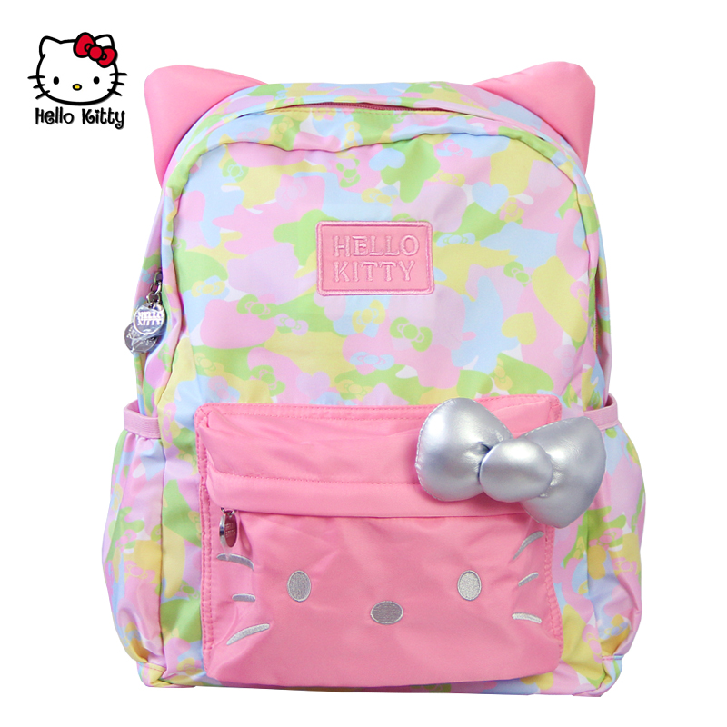 HELLO KITTY/凯蒂猫女孩双肩包 韩版时尚旅行包 休闲背包学生书包