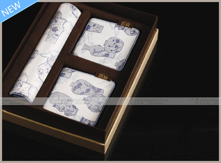 M10 真丝传统织锦 青花瓷丝绸鼠标垫杯垫商务特色赠送外宾礼物