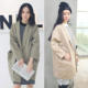 2015秋装新款韩版女装蝙蝠袖大衣宽松休闲中长款女士风衣外套潮