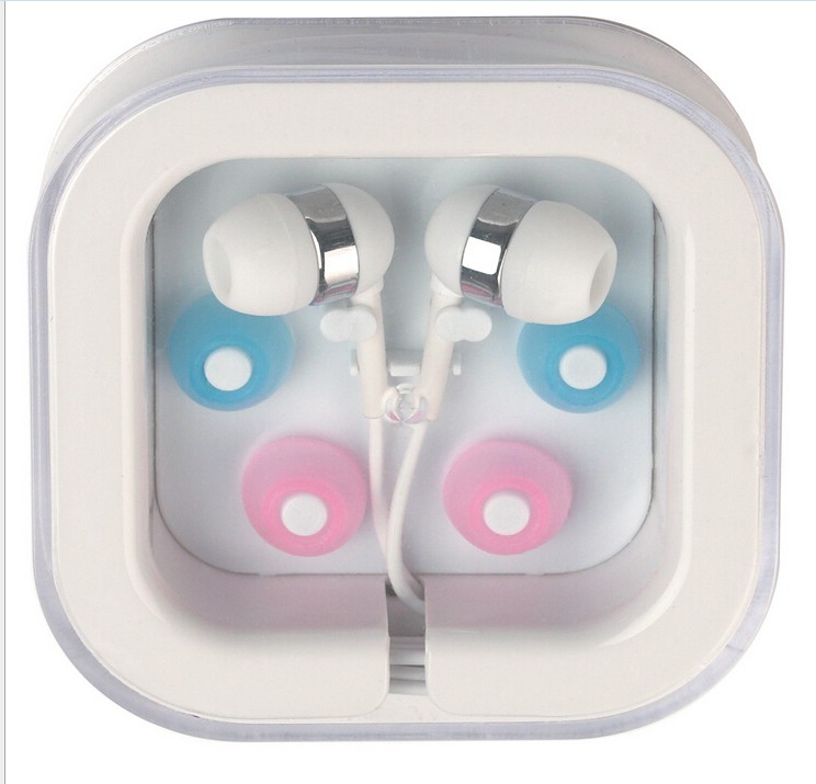小苹果耳机彩色糖果MP3电脑耳塞入耳 通用小礼品有线特价清仓
