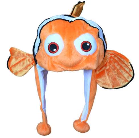 海底总动员小丑鱼帽子尼莫Nemo毛绒帽子 动漫卡通cosplay表演出帽