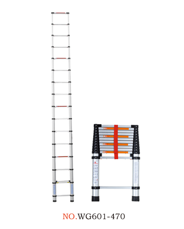 商城正品 帮尔高 伸缩单梯 家用梯 伸缩梯 工程梯 1.4米—4.7米
