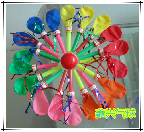 口哨气球，小喇叭气球，儿童玩具汽球100个包邮