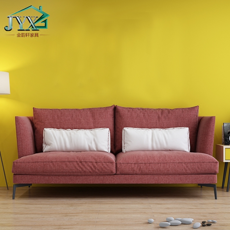 北欧布艺沙发简约现代格调创意小沙发宜家小户型可拆洗沙发组合