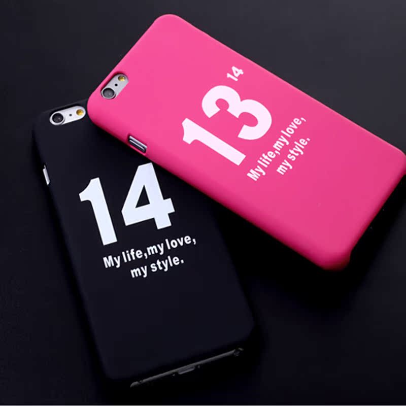 iphone6手机壳情侣潮壳苹果6plus超薄磨砂背壳4.7防摔硬壳新款