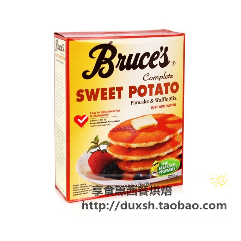 美国进口布鲁斯烘焙粉680G Bruce's Sweet Potato Pancake松饼粉