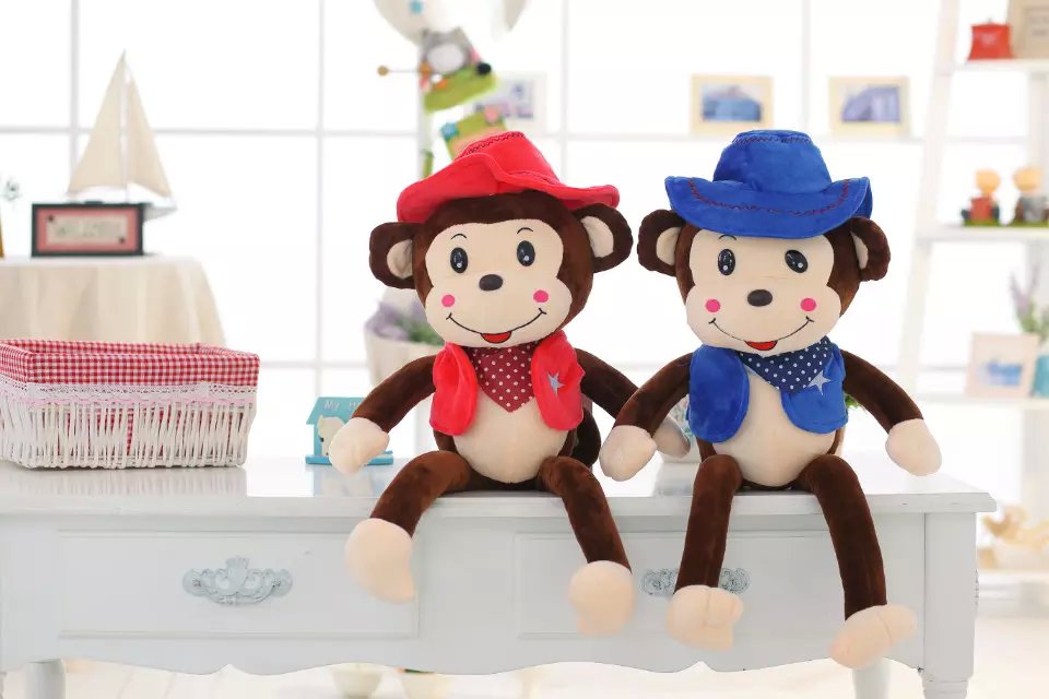 2016新款猴子毛绒玩具抱枕猴年吉祥物年会礼品儿童生日礼物女生