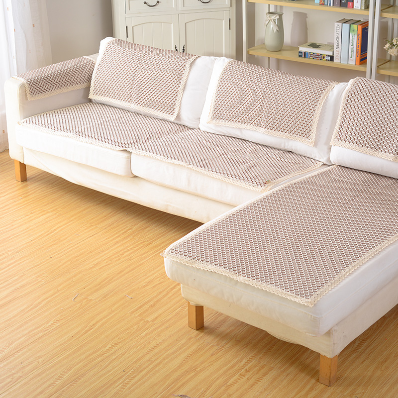 棉线编织 沙发垫 沙发巾 坐垫 布艺编织 飘窗垫椅垫沙发坐垫