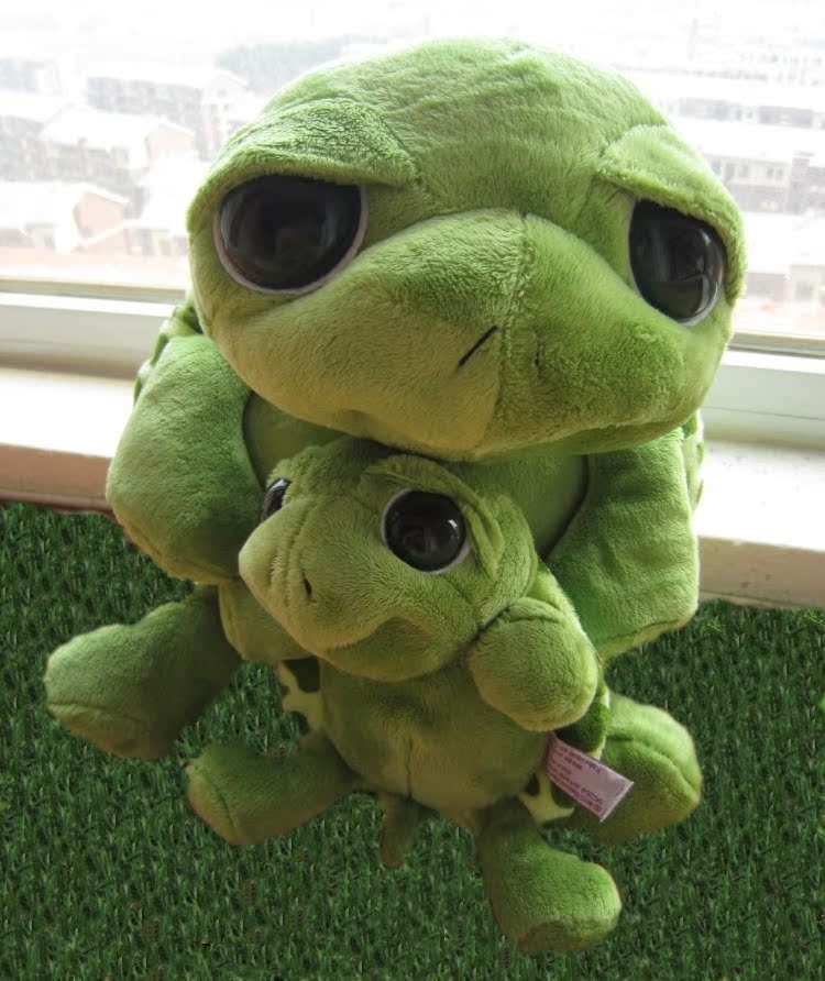 大眼龟乌龟海龟毛绒玩具抱枕正版NICI包邮做工精细七夕礼物