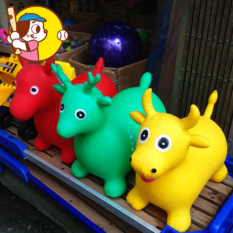 儿童充气玩具跳跳马加厚跳跳鹿 宝宝运动玩具幼儿园木马骑马摇马