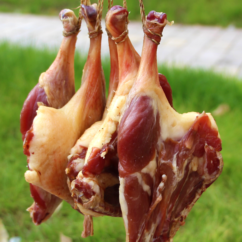 安徽特产传统手工自制腌制风干咸鸭腿咸鸭肉腊鸭腿肉4只中秋美食