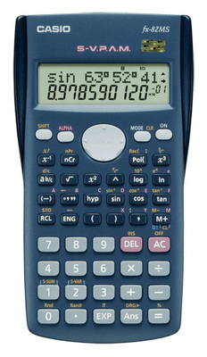 包邮卡西欧计算器 卡西欧FX-82ms学生计算器 科学函数计算器