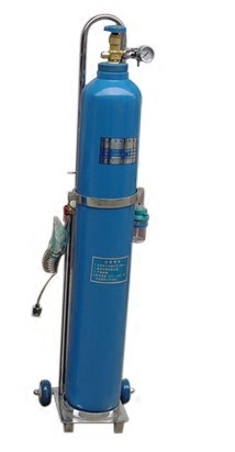 普世牌氧气瓶 家用氧气瓶 15L便携式氧气瓶 代推车 （单表）
