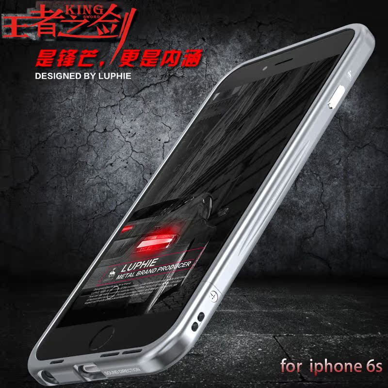 iphone6手机壳 苹果6s手机套4.7iphone6s金属边框式超薄简约防摔
