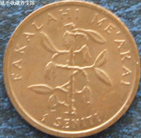 汤加 1981年1分退出流通硬币一枚 老玉米