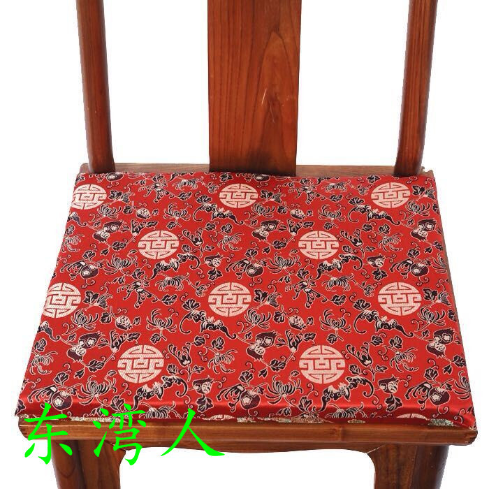 东湾人中式椅垫坐垫座垫餐椅垫红木家具加厚高密度3CM海绵可定做
